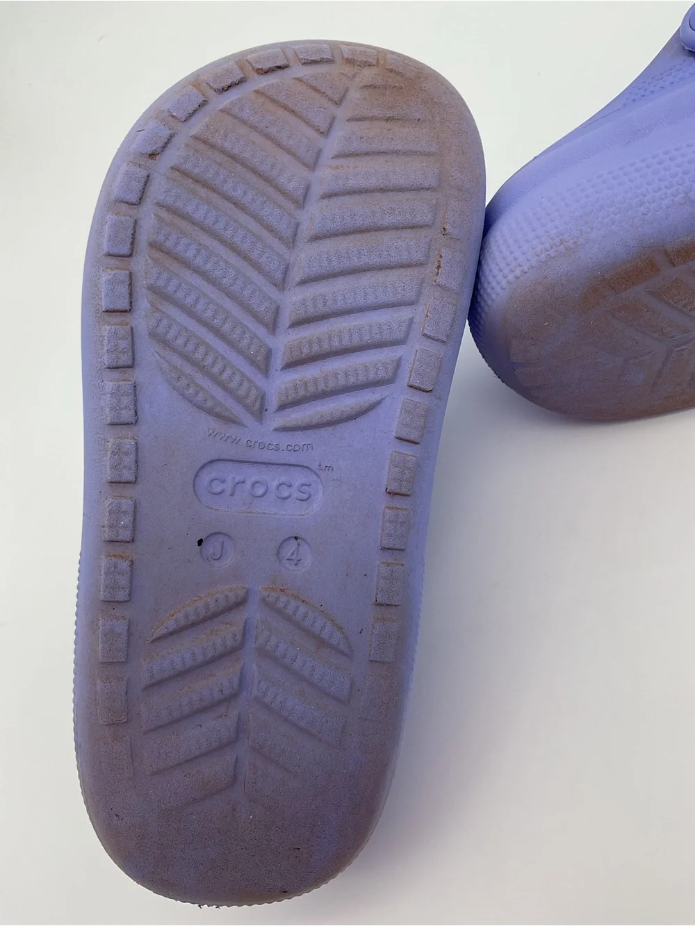 CROCS Youth Platform Clog in Lavender